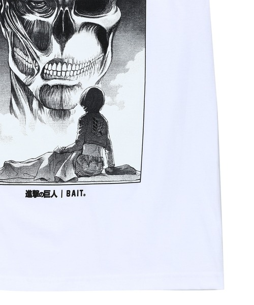 BAIT（ベイト）の「BAIT × 進撃の巨人 ARMIN TEE 224-AOT-TEE-001（Tシャツ/カットソー・メンズ・ホワイト・LARGE/MEDIUM/X-LARGE/XX-LARGE）」の10枚目の写真