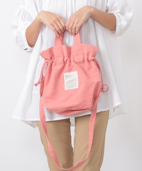 セール】naturalistic 2WAY巾着バック（トートバッグ）｜FUNALIVE