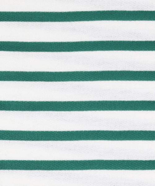 WC（ダブル シー）の「シンプルボーダーロンT（Tシャツ/カットソー・レディース・ホワイト/ネイビー/グリーン・FREE）」の15枚目の写真