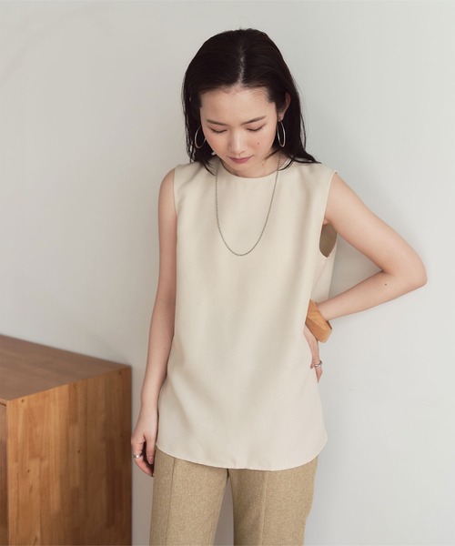 ﾘﾈﾝﾗｲｸﾘﾎﾞﾝ付きﾉｰｽﾘｰﾌﾞﾌﾞﾗｳｽ