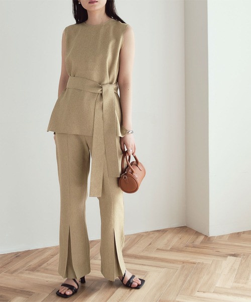 ﾘﾈﾝﾗｲｸﾘﾎﾞﾝ付きﾉｰｽﾘｰﾌﾞﾌﾞﾗｳｽ