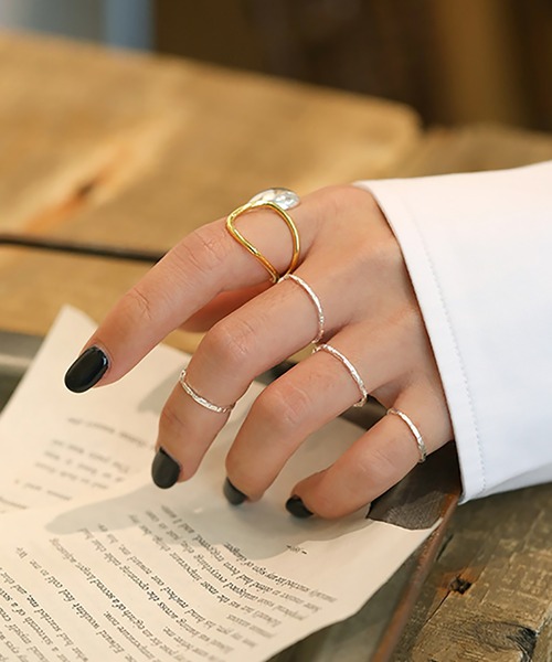 ABBEY MARKET(アビーマーケット)の「Silver925 シルバーリング シンプルリング(リング・レディース・ゴールド/シルバー・13号/11号/5号/17号/9号/7号/15号)」の2枚目の写真