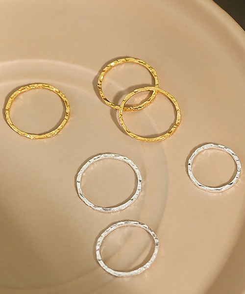 ABBEY MARKET(アビーマーケット)の「Silver925 シルバーリング シンプルリング(リング・レディース・ゴールド/シルバー・13号/11号/5号/17号/9号/7号/15号)」の3枚目の写真