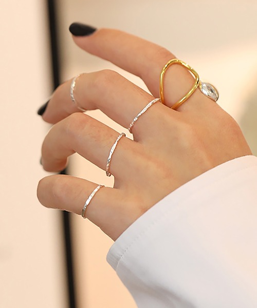 ABBEY MARKET(アビーマーケット)の「Silver925 シルバーリング シンプルリング(リング・レディース・ゴールド/シルバー・13号/11号/5号/17号/9号/7号/15号)」の7枚目の写真