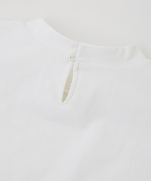 NIMES(ニーム)の「ボリュームスリーブプルオーバー(Tシャツ/カットソー・レディース・ホワイト/ネイビー/スモークピンク・FREE)」の13枚目の写真