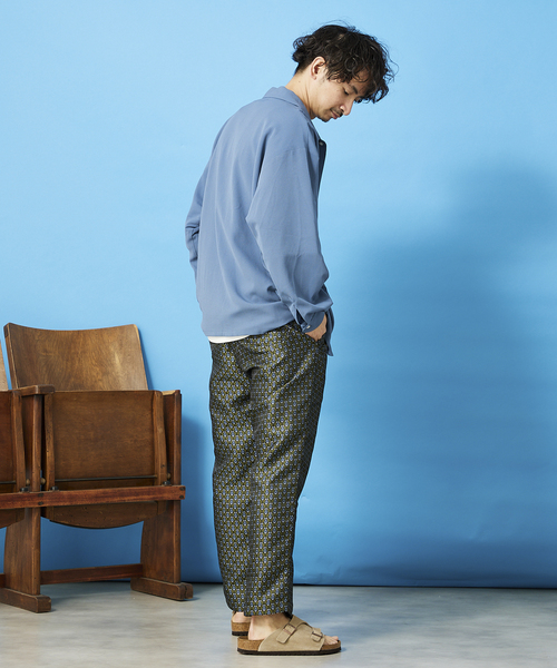 JOURNAL STANDARD relume(ジャーナルスタンダード レリューム)の「オーバーサイズ シアーシャツ(シャツ/ブラウス・メンズ・アイボリー/ブラウン/ブルー・MEDIUM/LARGE)」の6枚目の写真