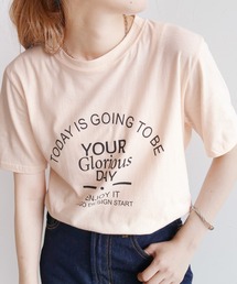 デザインロゴプリントTシャツ