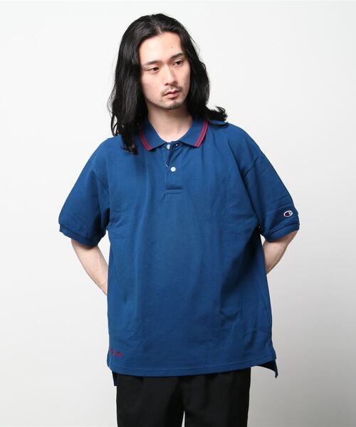 Champion(チャンピオン)の「【Champion/チャンピオン】メンズ アクションスタイル ポロシャツ(ポロシャツ・メンズ・ホワイト/ブラック/ネイビー/モスグリーン・MEDIUM/LARGE/X-LARGE)」の4枚目の写真