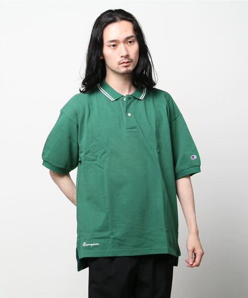Champion(チャンピオン)の「【Champion/チャンピオン】メンズ アクションスタイル ポロシャツ(ポロシャツ・メンズ・ホワイト/ブラック/ネイビー/モスグリーン・MEDIUM/LARGE/X-LARGE)」の3枚目の写真