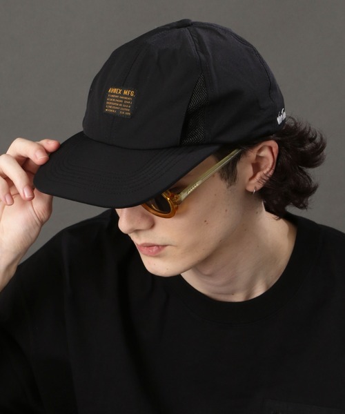 AVIREX（アヴィレックス）の「【AVIREX×WILD THINGS】ベース キャップ/BASE CAP（キャップ・メンズ・ブラック/カモフラージュ・FREE）」の2枚目の写真