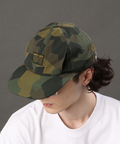 AVIREX（アヴィレックス）の「【AVIREX×WILD THINGS】ベース キャップ/BASE CAP（キャップ・メンズ・ブラック/カモフラージュ・FREE）」の5枚目の写真
