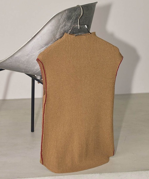 TODAYFUL/トゥデイフル】Highneck Rib Tanktop/ハイネックリブ