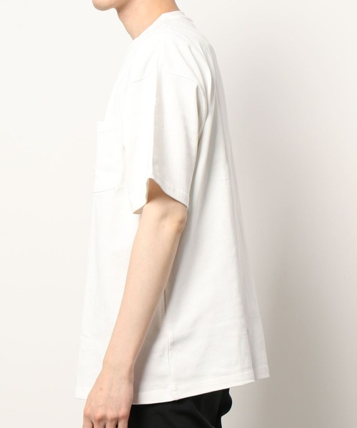 WHITELAND(ホワイトランド)の「WHITELAND/ホワイトランド/ ポケットTEE(Tシャツ/カットソー・メンズ・ホワイト/ブラック/チャコール・FREE)」の5枚目の写真