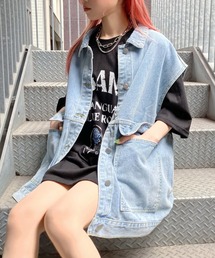 Figments | オーバーデニムベスト(ベスト)