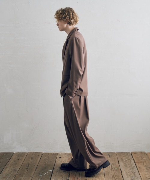 DOOPZ（ドープス）の「セミダブルジャケット（テーラードジャケット・メンズ・チャコールグレー/ブラウン・SMALL/MEDIUM/LARGE）」の20枚目の写真