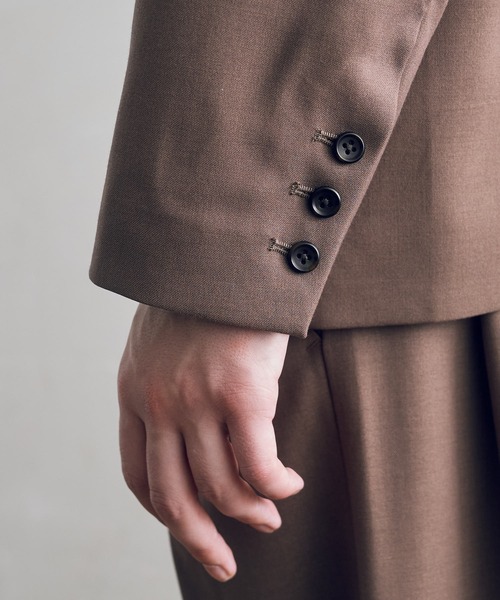 DOOPZ（ドープス）の「セミダブルジャケット（テーラードジャケット・メンズ・チャコールグレー/ブラウン・SMALL/MEDIUM/LARGE）」の21枚目の写真