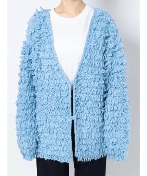 jouetie（ジュエティ）の「ループボリュームカーデ（カーディガン/ボレロ・レディース・ブラック/ブルー/アイボリー・MEDIUM）」の21枚目の写真