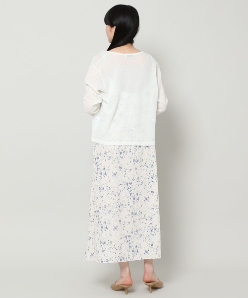 ALAND(エーランド)の「3.3Field Trip/SHEER V-NECKカーディガン 2299896(カーディガン/ボレロ・レディース・ライトブルー/ブラック/グリーン/アイボリー・FREE)」の15枚目の写真