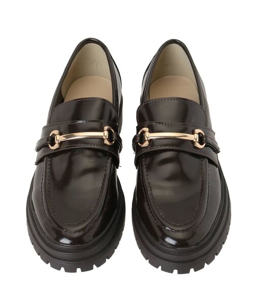 MERCURYDUO(マーキュリーデュオ)の「プラットフォームローファー(ローファー・レディース・ブラウン・38/36)」の3枚目の写真