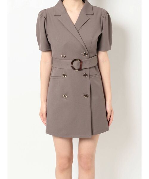 RESEXXY（リゼクシー）の「テーラードジャケットワンピース（ワンピース・レディース・ブラック/ブルー/アイボリー/モカ・FREE）」の21枚目の写真