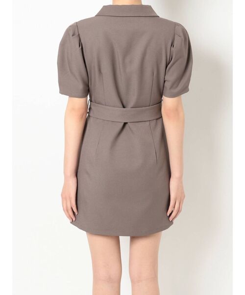 RESEXXY（リゼクシー）の「テーラードジャケットワンピース（ワンピース・レディース・ブラック/ブルー/アイボリー/モカ・FREE）」の9枚目の写真