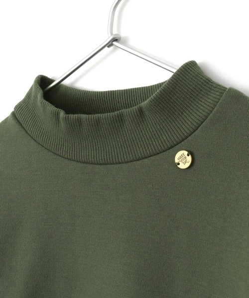 MAKE YOUR DAY（メイクユアデイ）の「異素材切替GIRLSプルオーバー■80～140cm（スウェット・キッズ・その他/カーキ・80/110/120/100/90/140/130）」の9枚目の写真