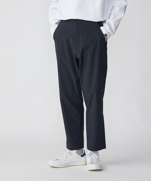 SHIPS(シップス)の「SHIPS:〈撥水/ストレッチ/手洗い可能〉小松マテーレ イージーパンツ (セットアップ対応)(チノパンツ・メンズ・ブラック/ブラウン・SMALL/MEDIUM/LARGE/X-LARGE)」の2枚目の写真