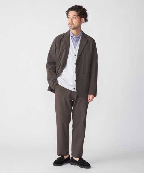 SHIPS(シップス)の「SHIPS:〈撥水/ストレッチ/手洗い可能〉小松マテーレ イージーパンツ (セットアップ対応)(チノパンツ・メンズ・ブラック/ブラウン・SMALL/MEDIUM/LARGE/X-LARGE)」の16枚目の写真