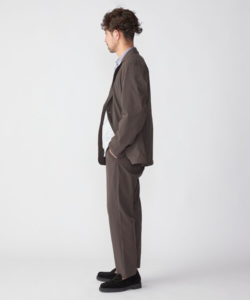 SHIPS(シップス)の「SHIPS:〈撥水/ストレッチ/手洗い可能〉小松マテーレ イージーパンツ (セットアップ対応)(チノパンツ・メンズ・ブラック/ブラウン・SMALL/MEDIUM/LARGE/X-LARGE)」の17枚目の写真