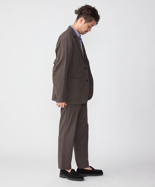 SHIPS(シップス)の「SHIPS:〈撥水/ストレッチ/手洗い可能〉小松マテーレ イージーパンツ (セットアップ対応)(チノパンツ・メンズ・ブラック/ブラウン・SMALL/MEDIUM/LARGE/X-LARGE)」の19枚目の写真