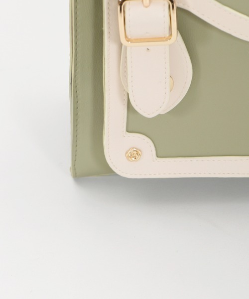 axes femme(アクシーズファム)の「型押しサッチェルバッグ(ショルダーバッグ・レディース・ブラック/グリーン/ブラウン系その他・FREE)」の15枚目の写真