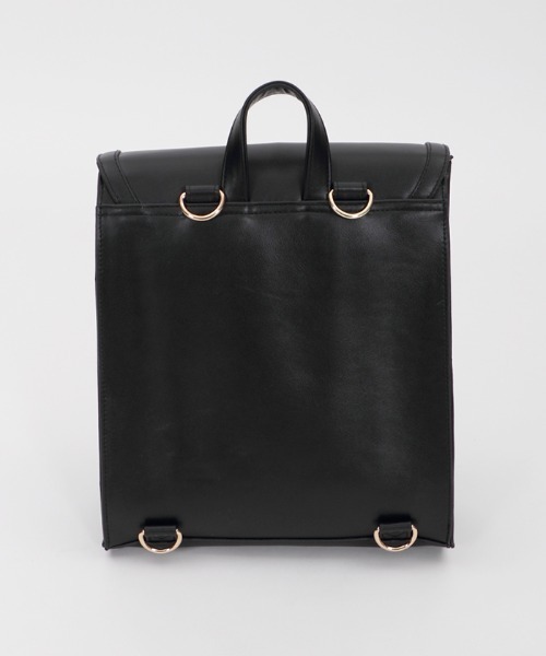 axes femme(アクシーズファム)の「型押しサッチェルバッグ(ショルダーバッグ・レディース・ブラック/グリーン/ブラウン系その他・FREE)」の7枚目の写真