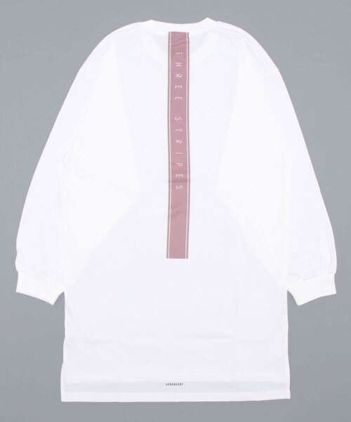 adidas(アディダス)の「《adidas》ワーディング ルーズフィット シングルジャージー チュニック(チュニック・レディース・ホワイト/ブラック/グリーン系その他・S/M/L)」の4枚目の写真