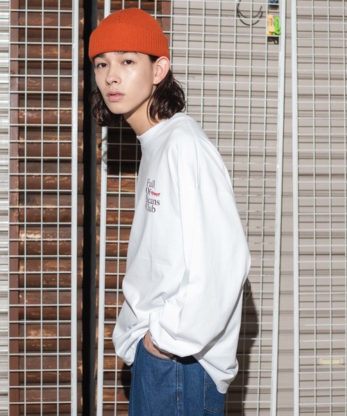 WEGO（ウィゴー）の「WEGO/ヘビーウエイト イラストロンT（Tシャツ/カットソー・メンズ・サックスブルー/ホワイト系その他/スミクロ/ホワイト・LARGE/MEDIUM）」の8枚目の写真