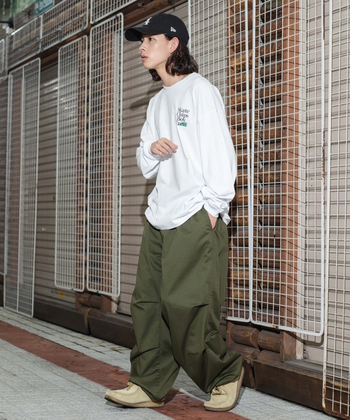 WEGO（ウィゴー）の「WEGO/ヘビーウエイト イラストロンT（Tシャツ/カットソー・メンズ・サックスブルー/ホワイト系その他/スミクロ/ホワイト・LARGE/MEDIUM）」の14枚目の写真