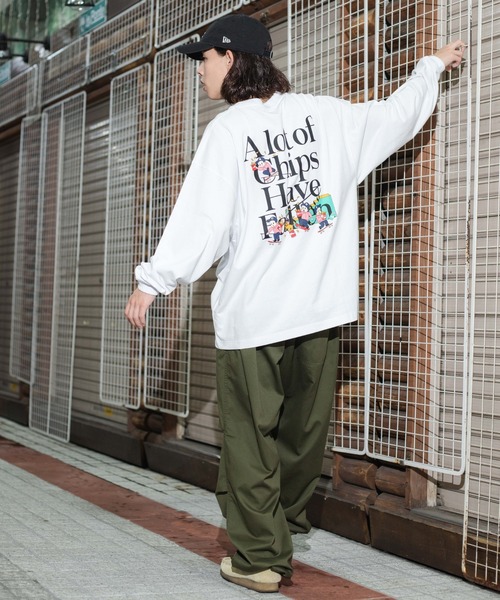 WEGO（ウィゴー）の「WEGO/ヘビーウエイト イラストロンT（Tシャツ/カットソー・メンズ・サックスブルー/ホワイト系その他/スミクロ/ホワイト・LARGE/MEDIUM）」の15枚目の写真