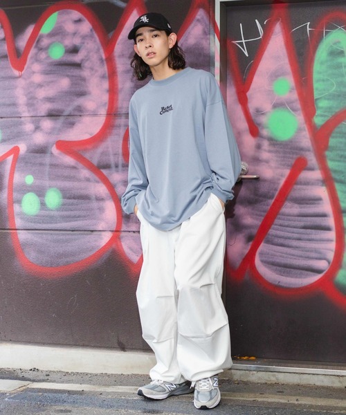 WEGO（ウィゴー）の「WEGO/ヘビーウエイト イラストロンT（Tシャツ/カットソー・メンズ・サックスブルー/ホワイト系その他/スミクロ/ホワイト・LARGE/MEDIUM）」の22枚目の写真