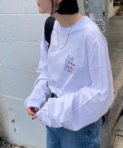 WEGO（ウィゴー）の「WEGO/ヘビーウエイト イラストロンT（Tシャツ/カットソー・メンズ・サックスブルー/ホワイト系その他/スミクロ/ホワイト・LARGE/MEDIUM）」の11枚目の写真