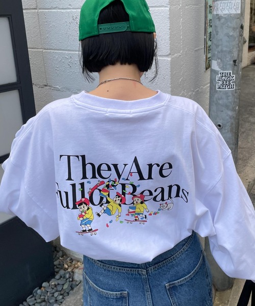 WEGO（ウィゴー）の「WEGO/ヘビーウエイト イラストロンT（Tシャツ/カットソー・メンズ・サックスブルー/ホワイト系その他/スミクロ/ホワイト・LARGE/MEDIUM）」の12枚目の写真