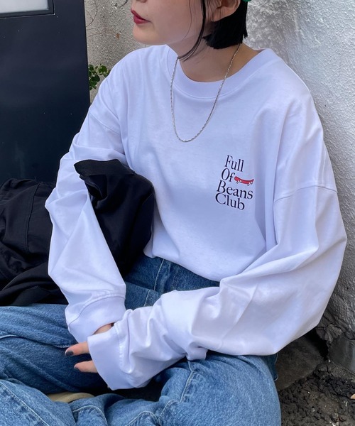 WEGO（ウィゴー）の「WEGO/ヘビーウエイト イラストロンT（Tシャツ/カットソー・メンズ・サックスブルー/ホワイト系その他/スミクロ/ホワイト・LARGE/MEDIUM）」の13枚目の写真