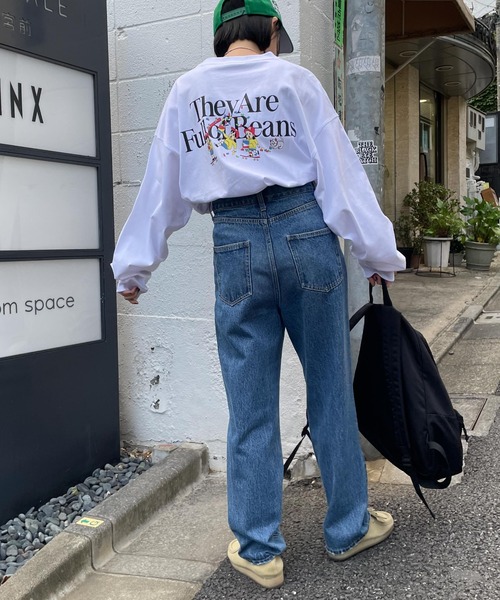 WEGO（ウィゴー）の「WEGO/ヘビーウエイト イラストロンT（Tシャツ/カットソー・メンズ・サックスブルー/ホワイト系その他/スミクロ/ホワイト・LARGE/MEDIUM）」の10枚目の写真