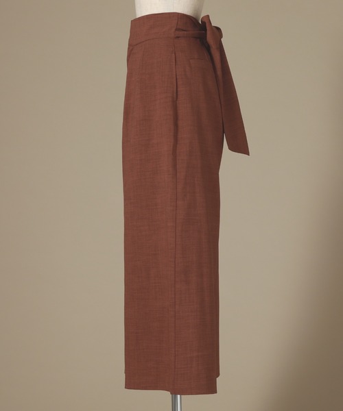 Cheek（チーク）の「ワイドリボンフレアーパンツ（その他パンツ・レディース・ベージュ/ネイビー/ブラウン・SMALL/MEDIUM）」の18枚目の写真