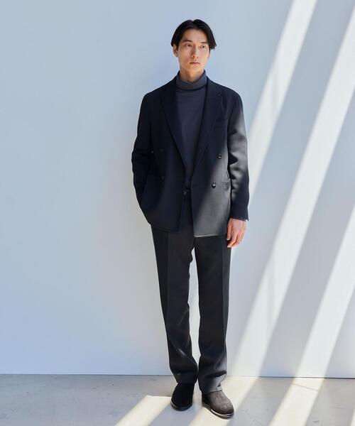 green label relaxing(グリーンレーベルリラクシング)の「SUVIN タートルネック 長袖 カットソー(Tシャツ/カットソー・メンズ・ホワイト/ベージュ/ダークグレー・S/M/L/XL)」の15枚目の写真