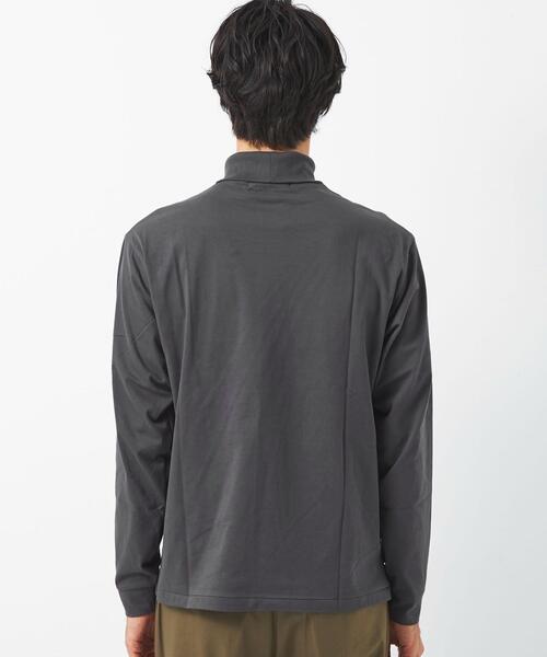 green label relaxing(グリーンレーベルリラクシング)の「SUVIN タートルネック 長袖 カットソー(Tシャツ/カットソー・メンズ・ホワイト/ベージュ/ダークグレー・S/M/L/XL)」の20枚目の写真