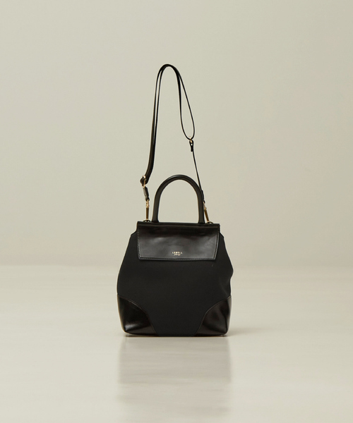 LOWELL things（ロウェル　シングス）の「Stride/TOPハンドル2WAY BAG mini（ショルダーバッグ・レディース・ブラック/ブラウン/ストライプ・フリー）」の13枚目の写真