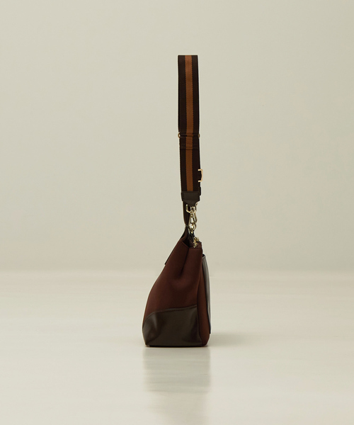 LOWELL things（ロウェル　シングス）の「Stride/TOPハンドル2WAY BAG mini（ショルダーバッグ・レディース・ブラック/ブラウン/ストライプ・フリー）」の19枚目の写真