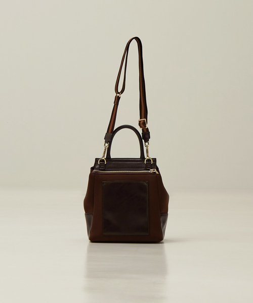 LOWELL things（ロウェル　シングス）の「Stride/TOPハンドル2WAY BAG mini（ショルダーバッグ・レディース・ブラック/ブラウン/ストライプ・フリー）」の22枚目の写真