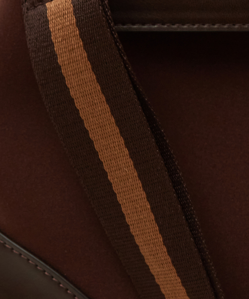 LOWELL things（ロウェル　シングス）の「Stride/TOPハンドル2WAY BAG mini（ショルダーバッグ・レディース・ブラック/ブラウン/ストライプ・フリー）」の14枚目の写真