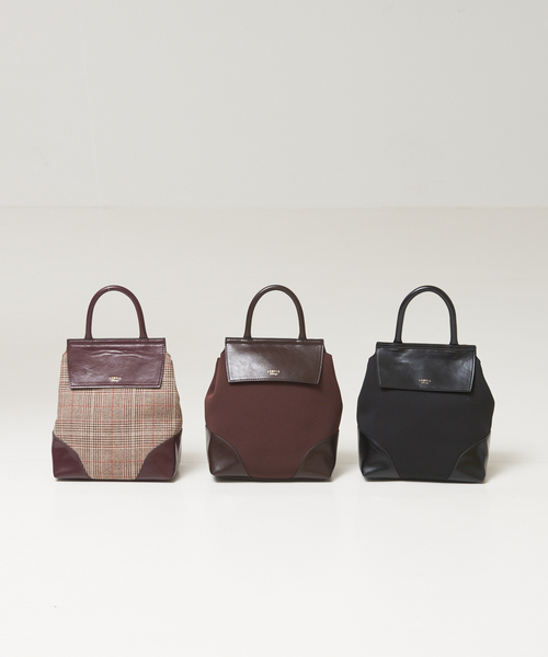 LOWELL things（ロウェル　シングス）の「Stride/TOPハンドル2WAY BAG mini（ショルダーバッグ・レディース・ブラック/ブラウン/ストライプ・フリー）」の21枚目の写真