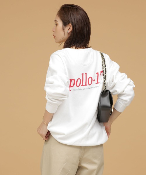 NASA（ナサ）の「NASA/Eagle Rock crew sweat（スウェット・レディース・ホワイト/チャコール・FREE）」の11枚目の写真